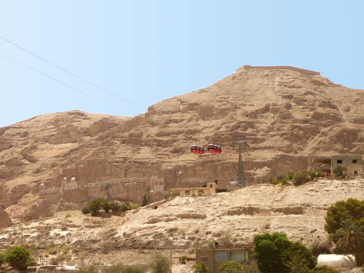 O Monte das tentações de Jesus