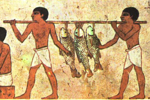 PESCA E CAÇA EGÍPCIA