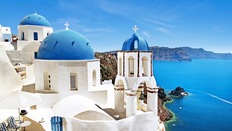 ARQUITETURA DA ILHA DE SANTORINI