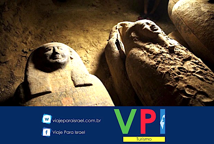EGITO DESCOBRE 27 SARCÓFAGOS - VPI TURISMO INFORMA