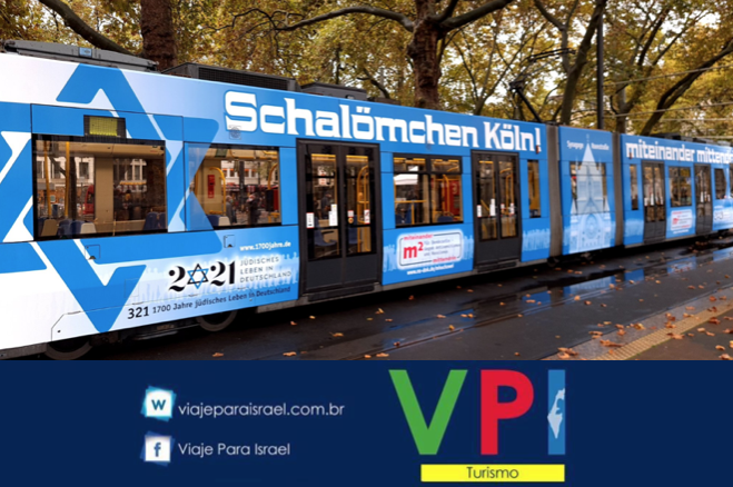 BONDE ALEMÃO GANHA ESTRELA DE DAVI CELEBRANDO VIDA JUDAICA LOCAL- VPI TURISMO INFORMA