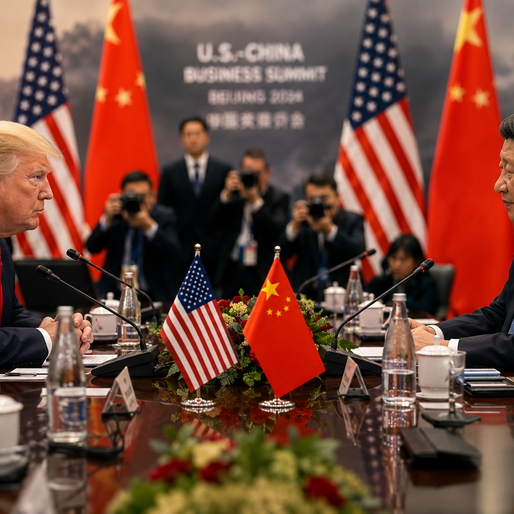 Trump e Xi Jinping Buscam Reequilibrar Relação Entre EUA e China em Reunião Histórica em Pequin