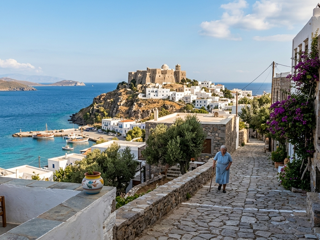 Ilha de Patmos 2027 e 2028 com a VPI Turismo.
