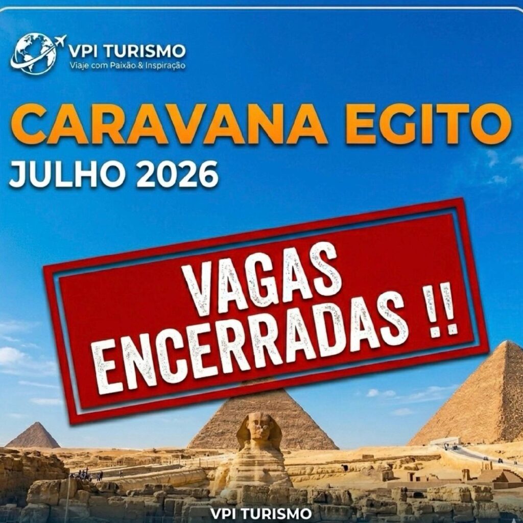 VAGAS ENCERRADAS PARA EGITO
