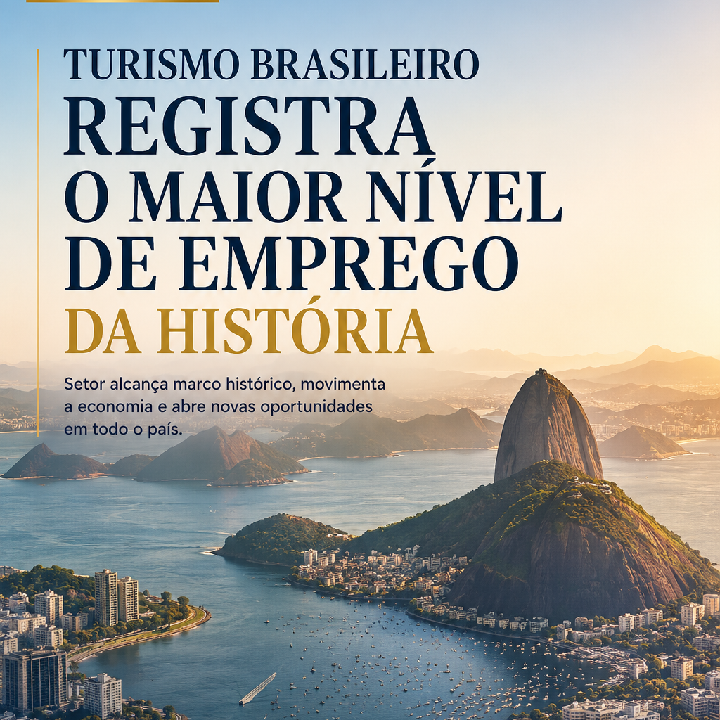 Turismo brasileiro registra o maior nível de emprego da história e consolida novo momento para o setor
